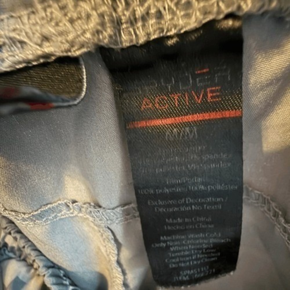 Spyder Active Mens Digital Camo Athletic Shorts Grey Black Mesh Size Medium - Picture 5 of 9